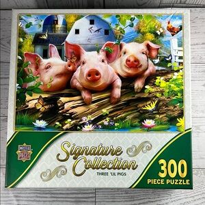MasterPieces Signature Collection 300 Piece Puzzle - Three ‘Lil Pigs